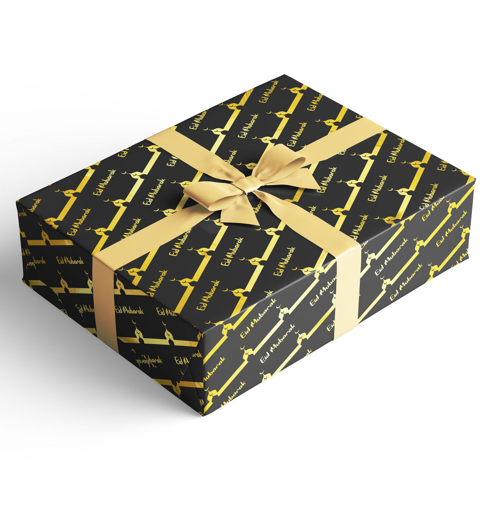 Black + Gold Mosque no gold foil