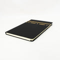 Black & Gold Kaba Themed Lined Notebook
