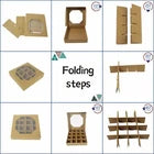 Ramadan Mubarak Empty Pick & Mix Sweet Boxes clear window display ideal gifting