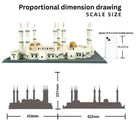 Kaaba Bricks Islamic Toy 2291 pcs DIY Building Set Kids Puzzle Building Block