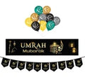 Umrah Mubarak Banners Bunting Balloons Foil Balloon Decorate And Celebration