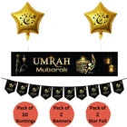 Umrah Mubarak Banners Bunting Balloons Foil Balloon Decorate And Celebration