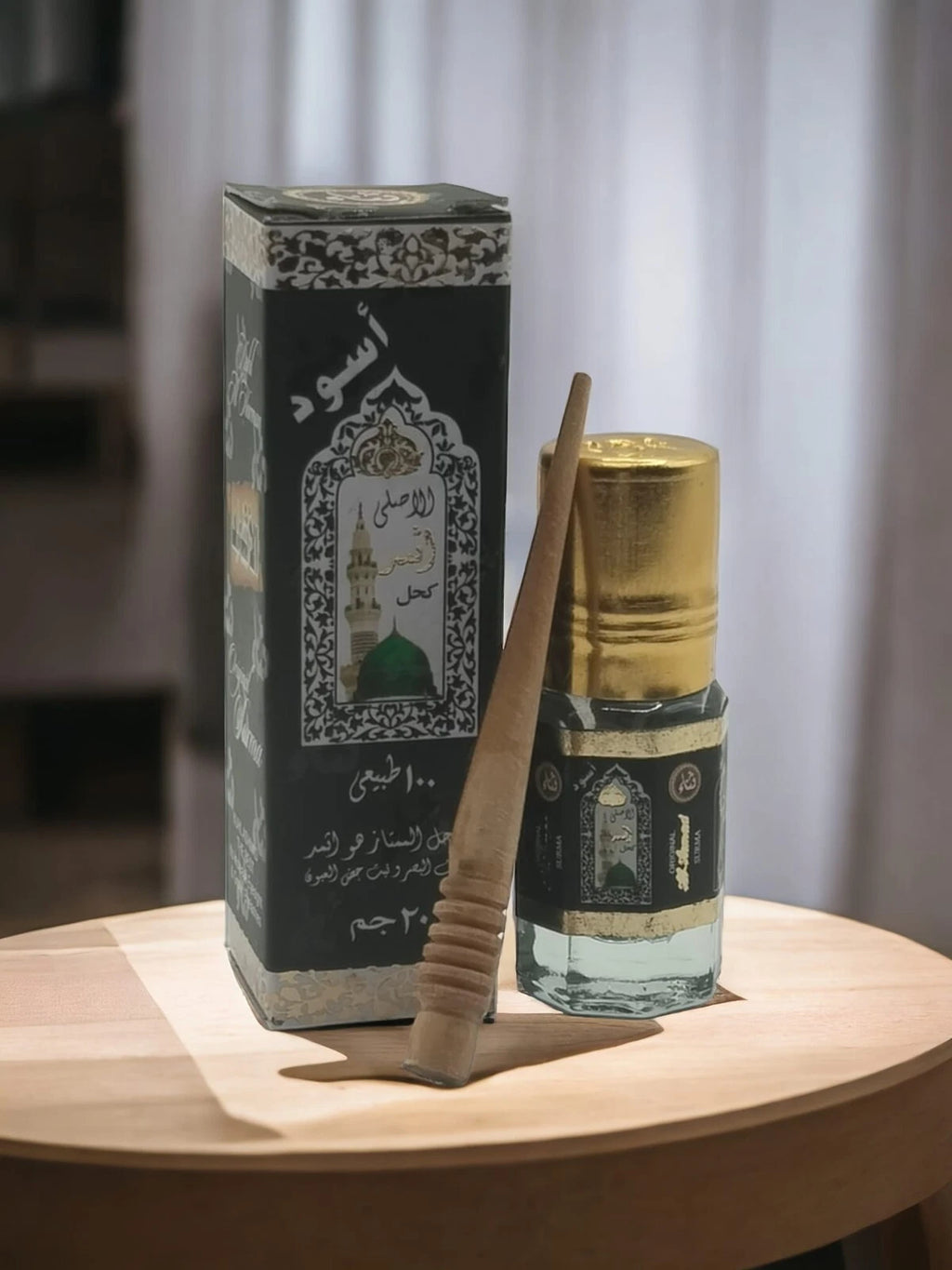 AL -ASMAD Surma Kohl Kajal Eyeliner Powder 100% Al -Madina Natural