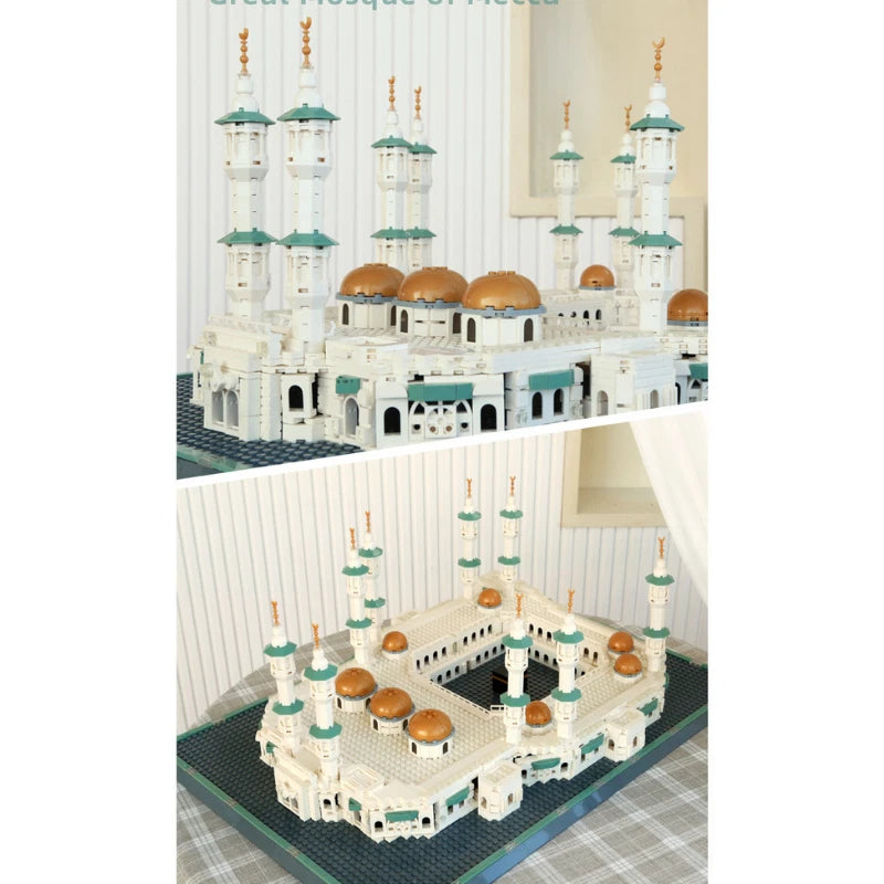 Kaaba Bricks Islamic Toy 2291 pcs DIY Building Set Kids Puzzle Building Block