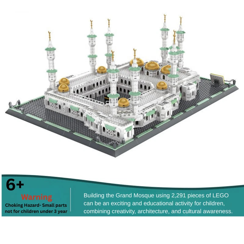 Kaaba Bricks Islamic Toy 2291 pcs DIY Building Set Kids Puzzle Building Block
